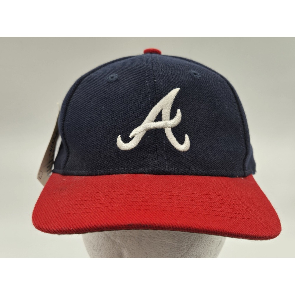 Vintage Deadstock Atlanta Braves MLB Hat‎ SnapBack 90s Junior Size Lids Twins
